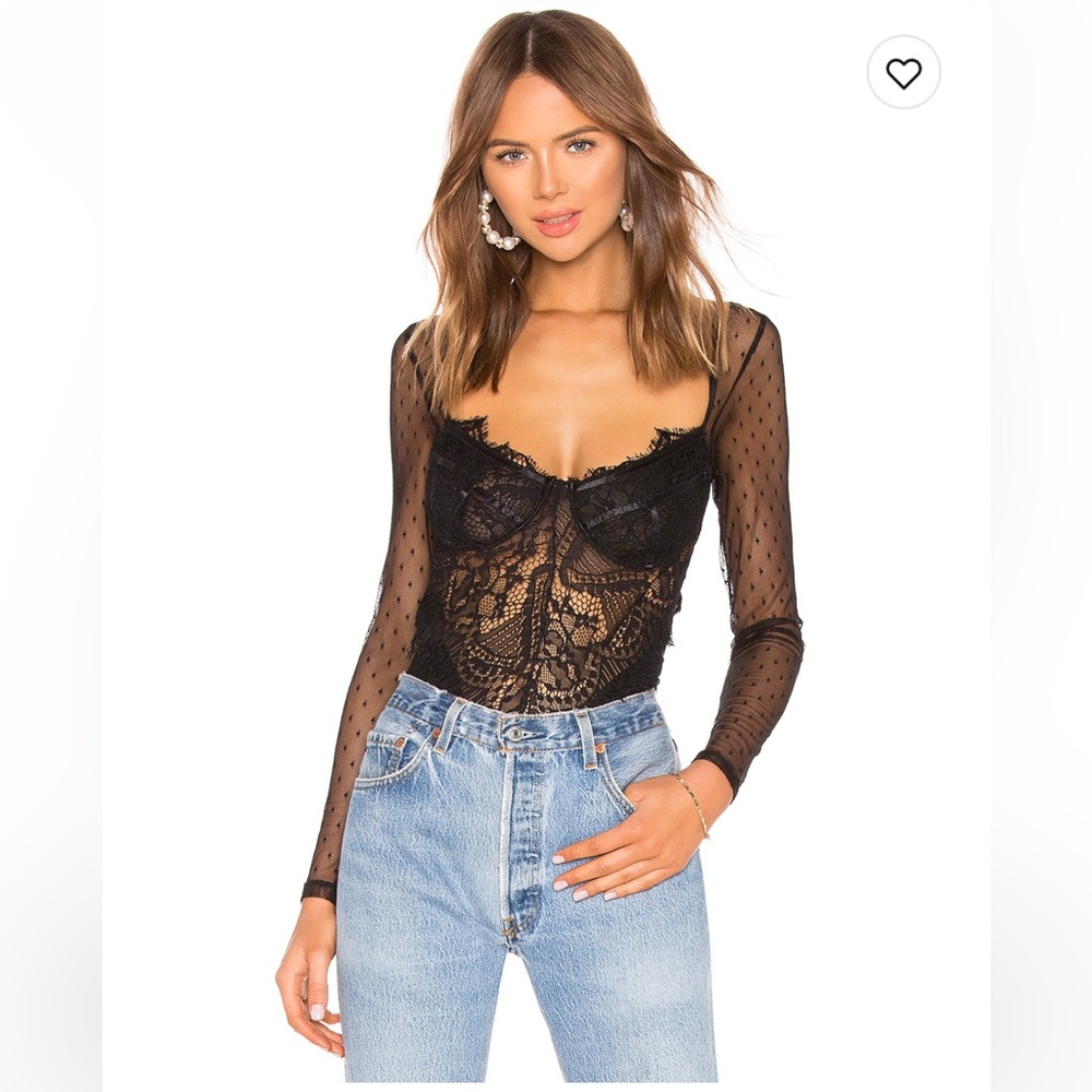 Black Lace Bodysuit